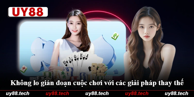 Không lo gián đoạn cuộc chơi với các giải pháp thay thế