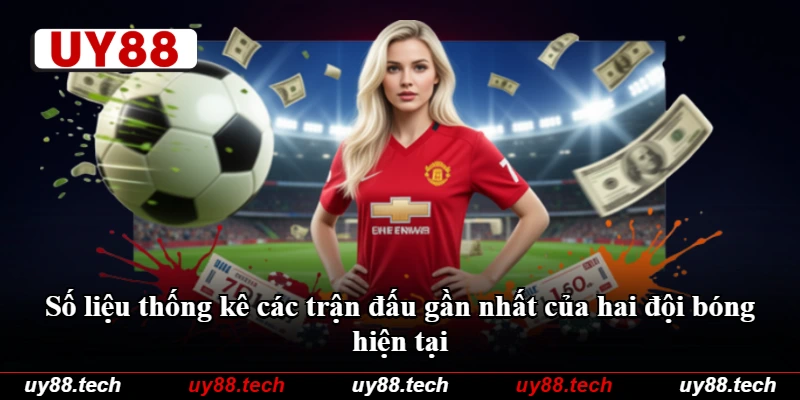 Số liệu thống kê các trận đấu gần nhất của hai đội bóng hiện tại