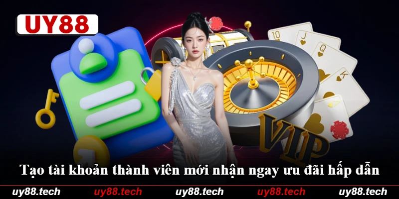 Tạo tài khoản thành viên mới nhận ngay ưu đãi hấp dẫn